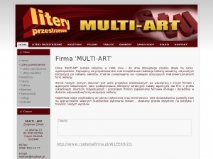 Przedsiębiorstwo Multi-Art realizuje świecące litery w Gdańsku